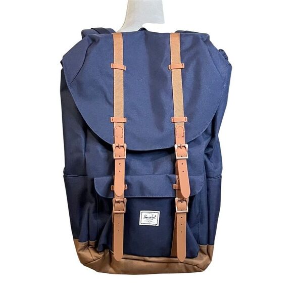 Herschel Little America Eco Collection Outdoor Backpack Blue School Unisex